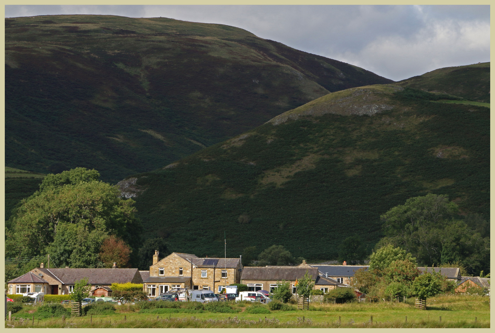 village of alwinton in Coquetdale