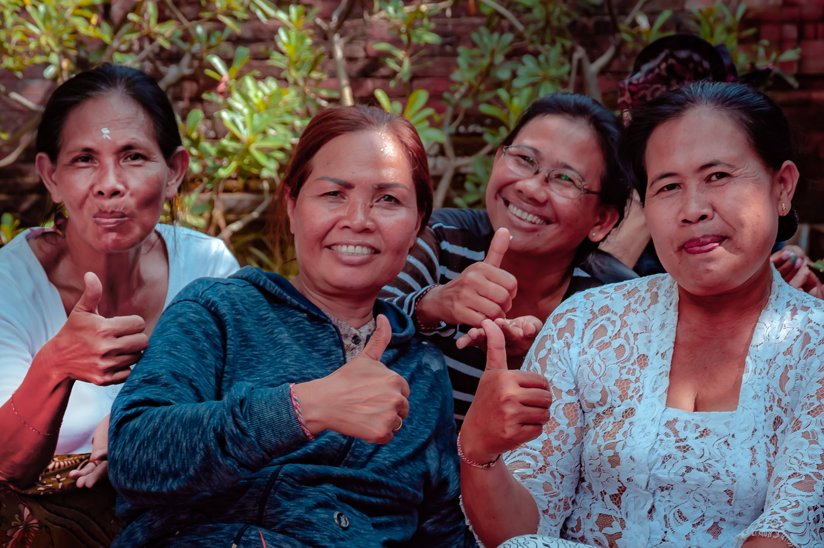 Villager women in Tempekan Sentaka