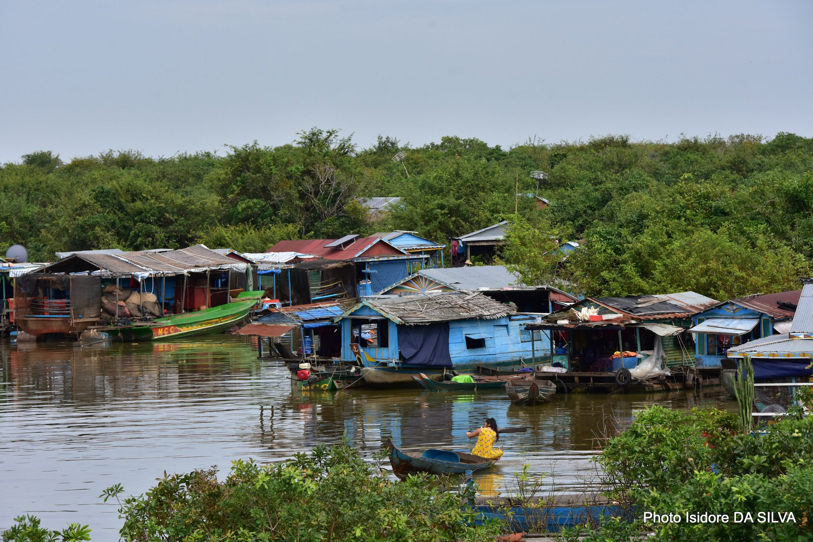 villages flottants Cambogde