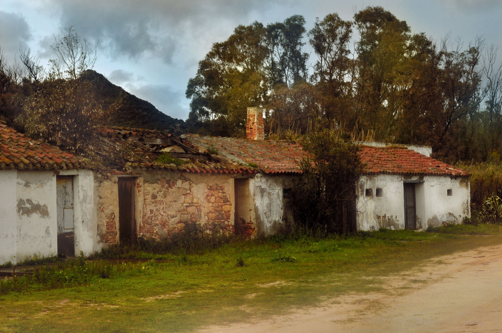 Villaggio pescatori in rovina