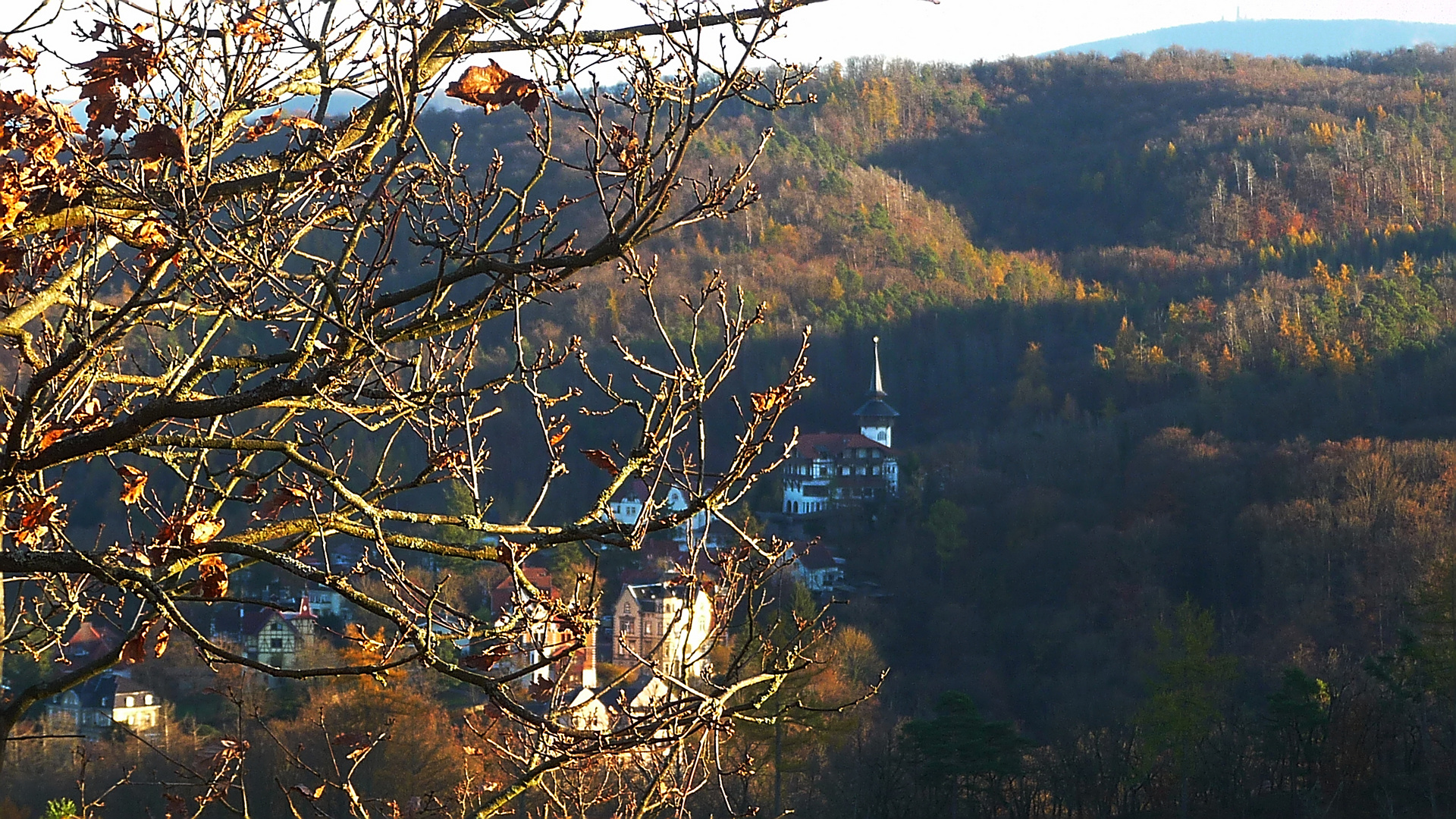 Villenviertel vom Metilstein aus