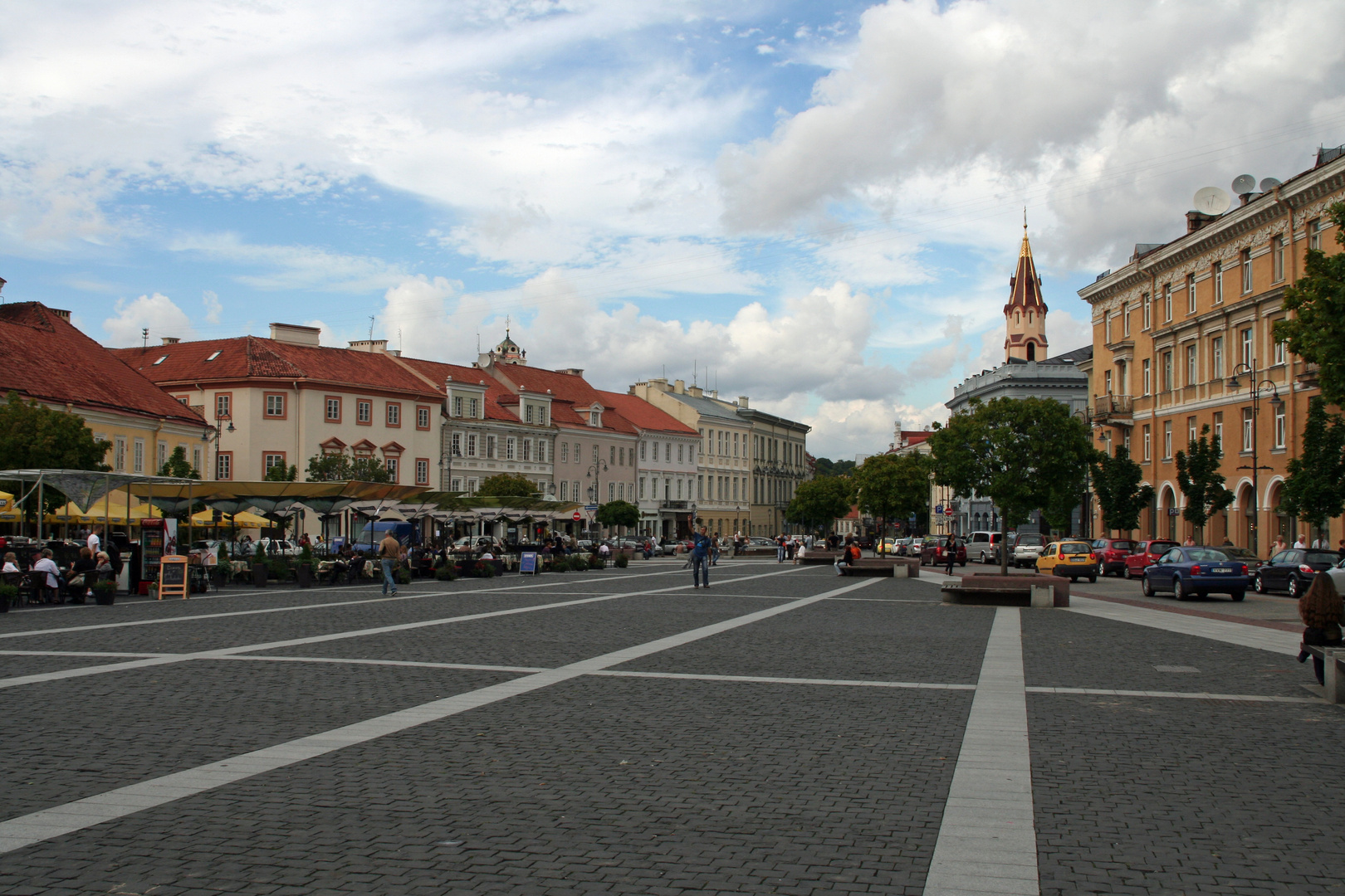 Vilnius: Auf dem Rathausplatz