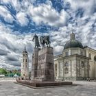 Vilnius- Gediminasdenkmal