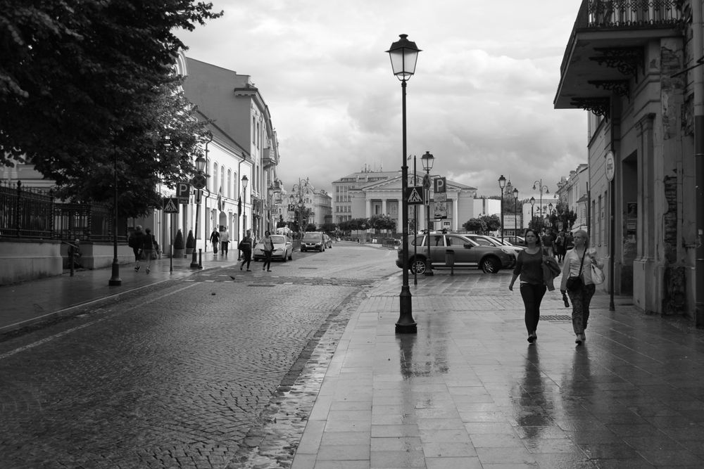 Vilnius nach dem Regen