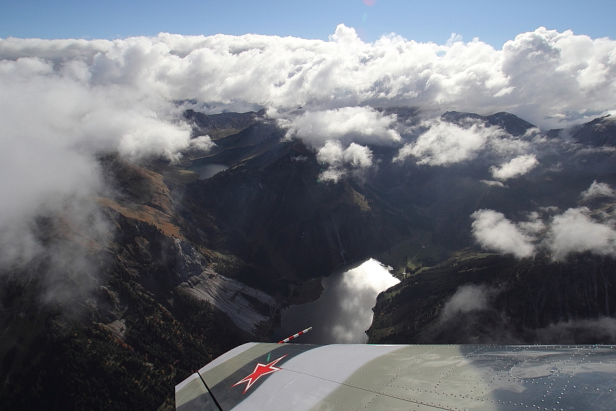 Vilsalpsee- und Traualpsee- aus der YAK 52- Pilot Langhans Bernhard - 11.10.2015