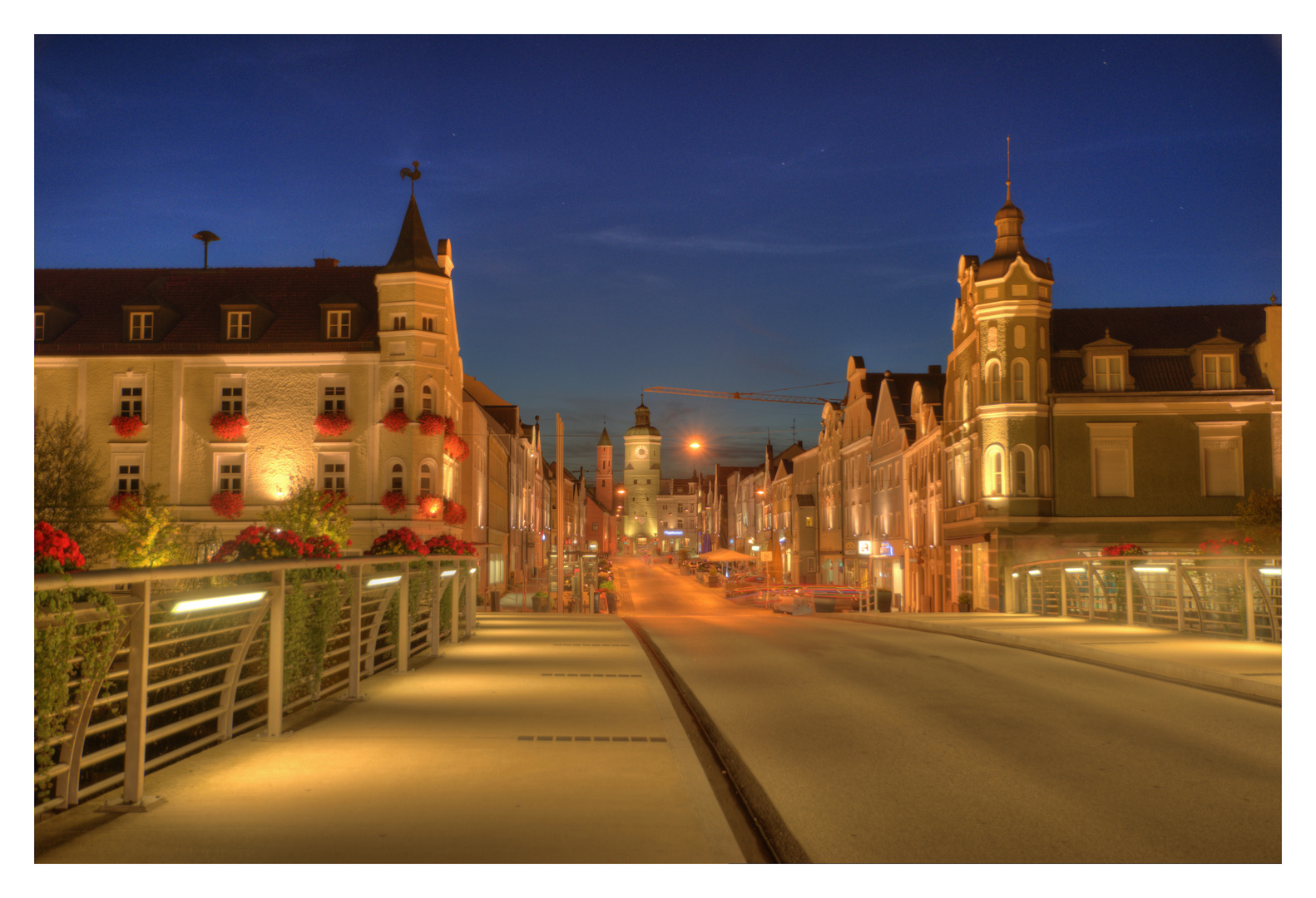 Vilsbiburg at Night Foto & Bild deutschland, europe, bayern Bilder