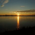 Vilstalsee vor Sonnenuntergang