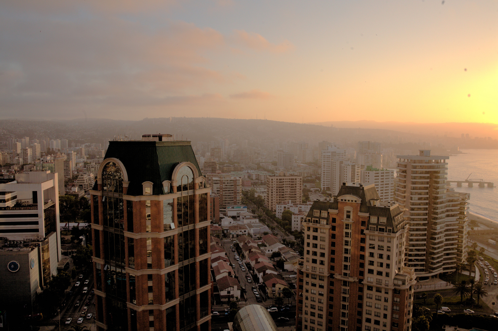 Vina del Mar Dusk Skyline