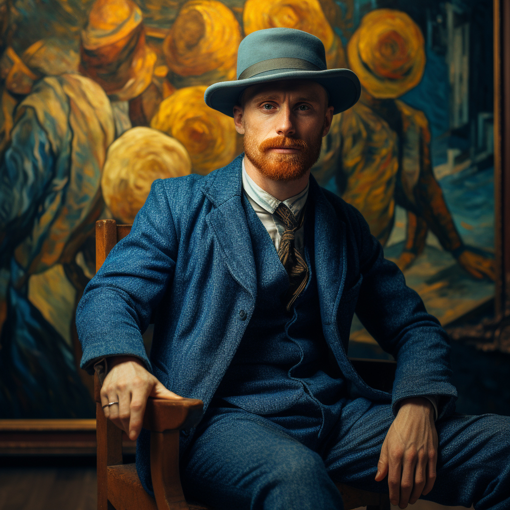 Vincent van Gogh macht Pause