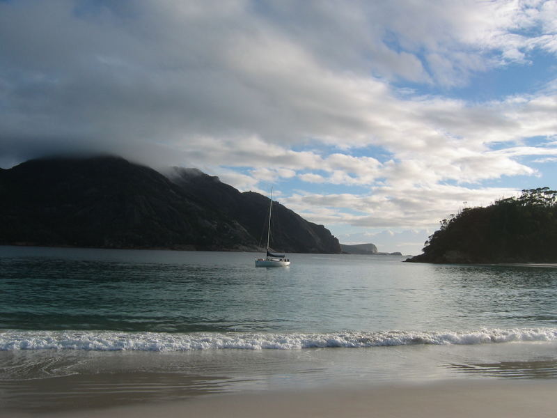 Vineglas Bay, Tasmanien