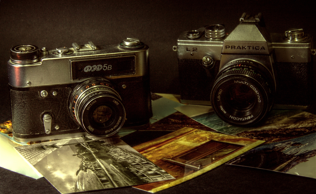 Vintage cameras