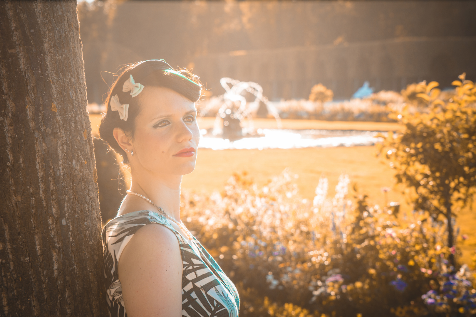 Vintage-Look im Schlossgarten