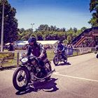 vintage motorbike race