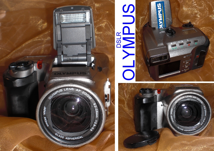 VINTAGE - Olympus DSLR Kamera mit SM-Speicherkarte