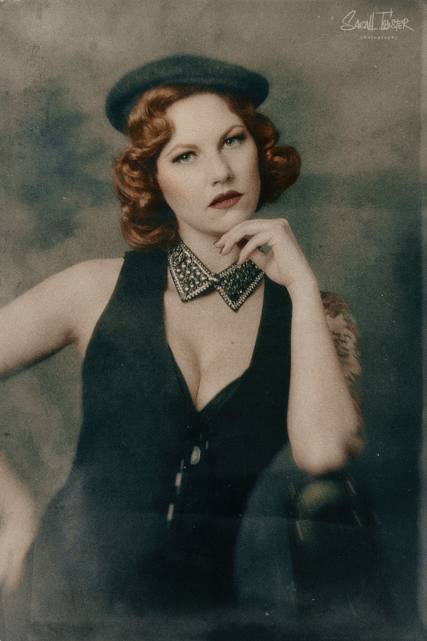 vintage portrait of Eva