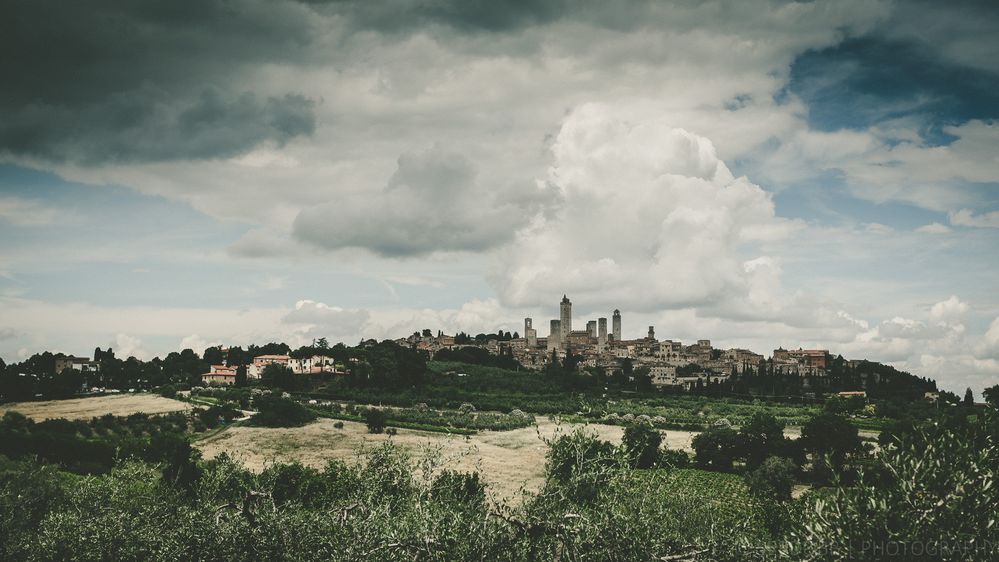 vintage San Gimignano