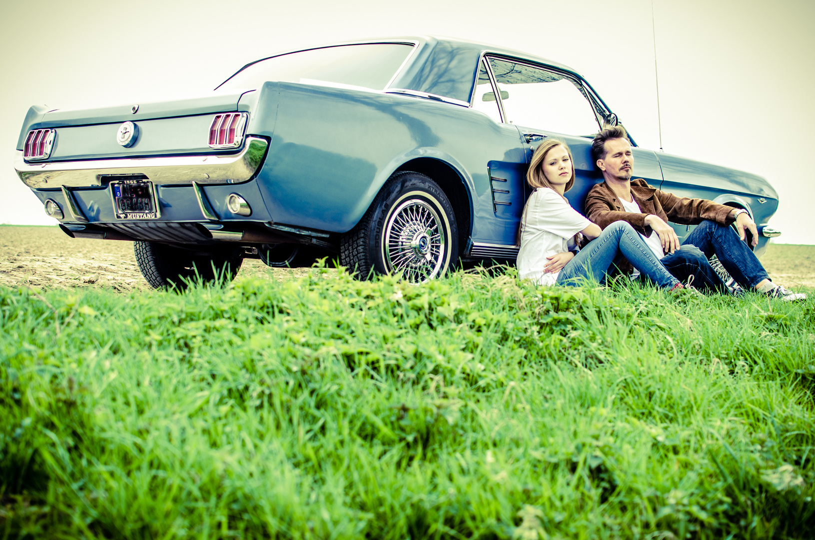 Vintage-shooting oder das etwas andere Vater-Tochter-Portrait :)