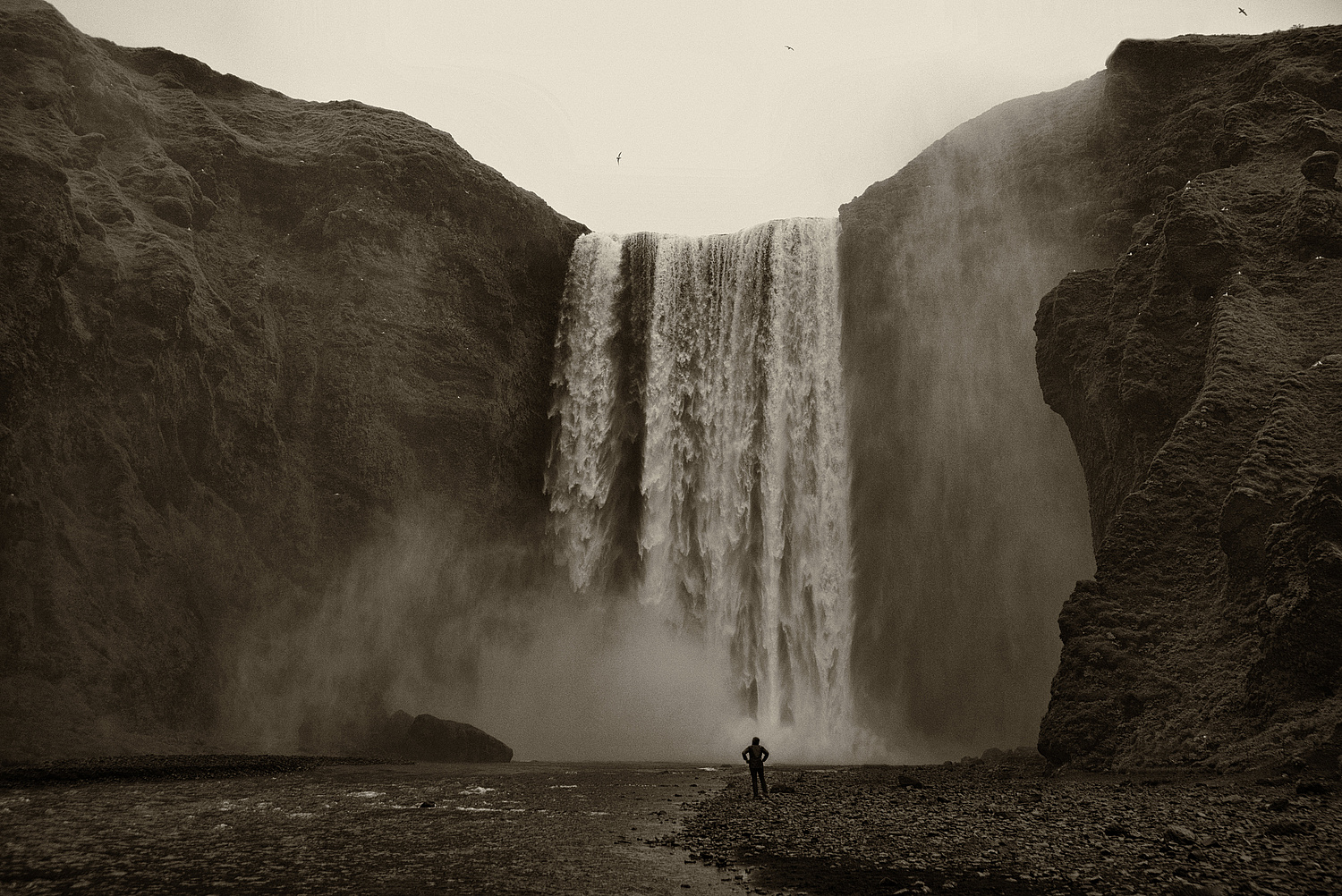 Vintage Skogafoss 