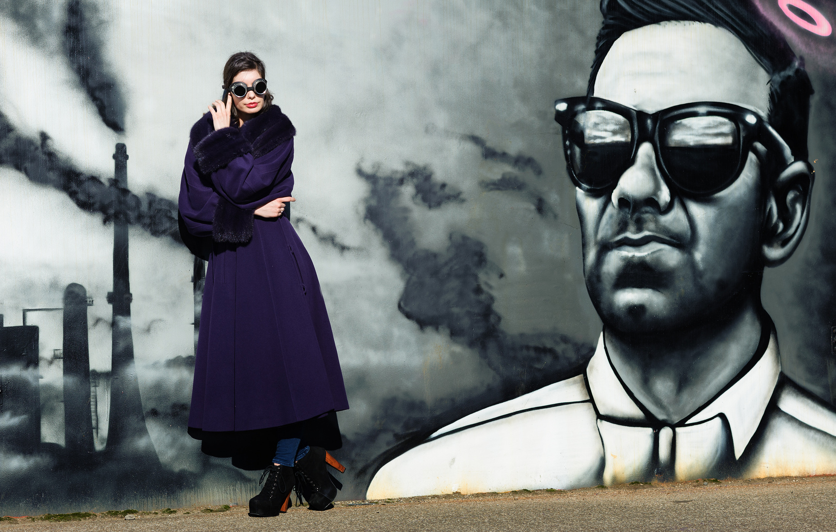 violet coat