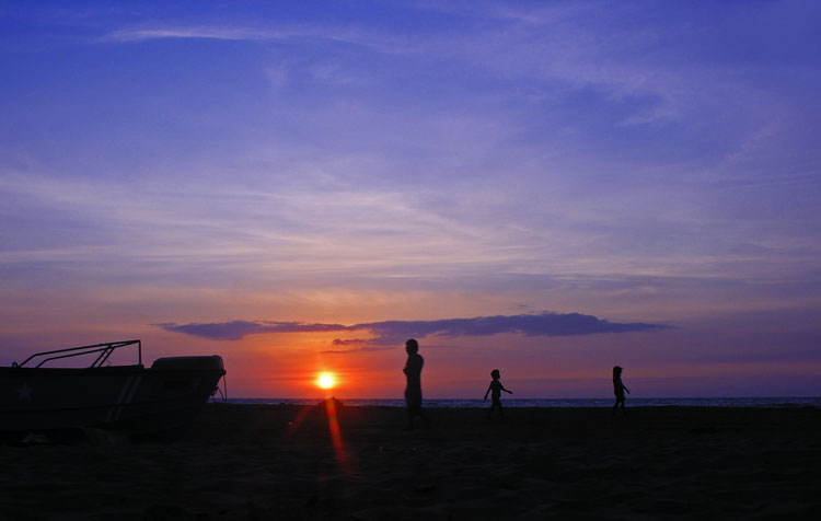 Violeta atardecer