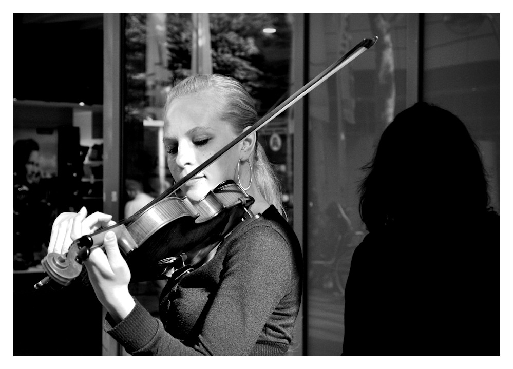 Violine und Schatten