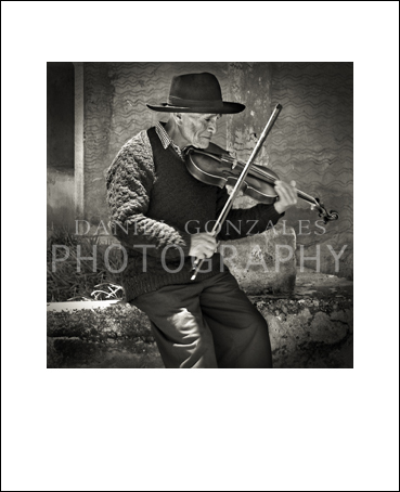 " violinista del cementerio "