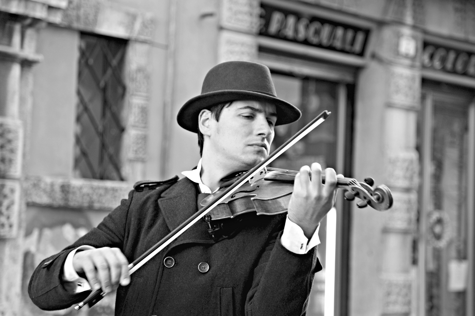 Violinista di strada..