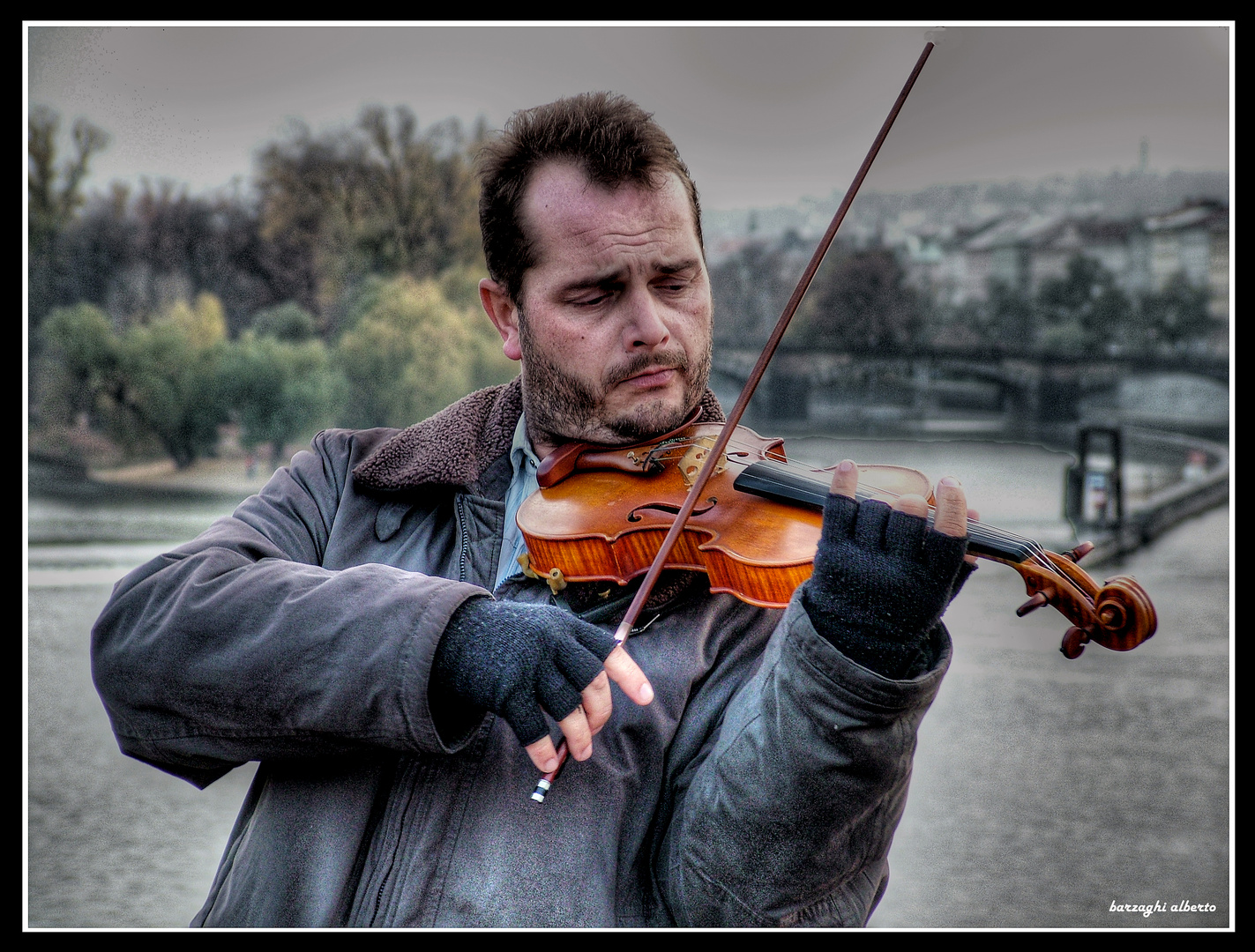 violinista di strada -una mia stellina