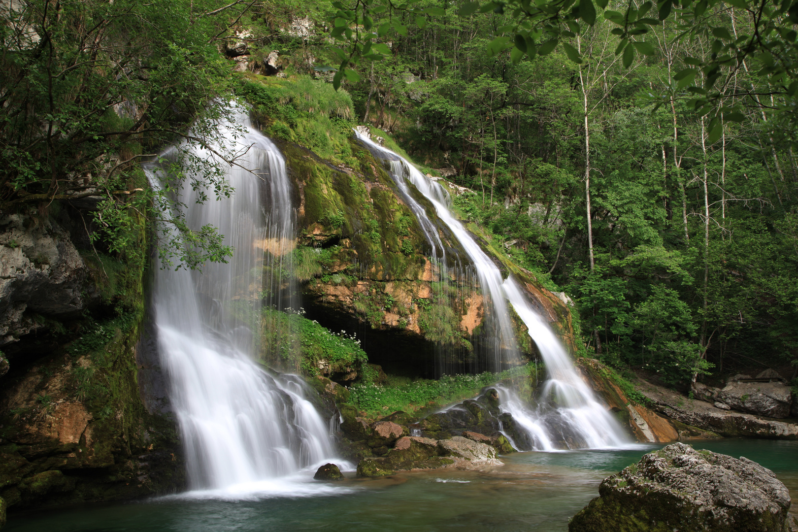 Virje-Wasserfall Slowenien