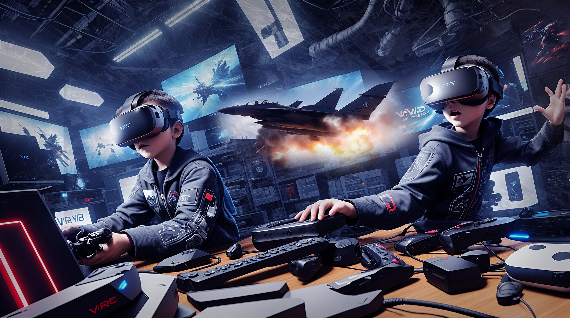 Virtual Reality KI Foto & Bild art, composing, action Bilder auf