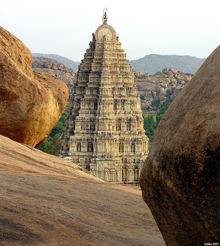 Virupaksha Tempel, Hampi (Indien)