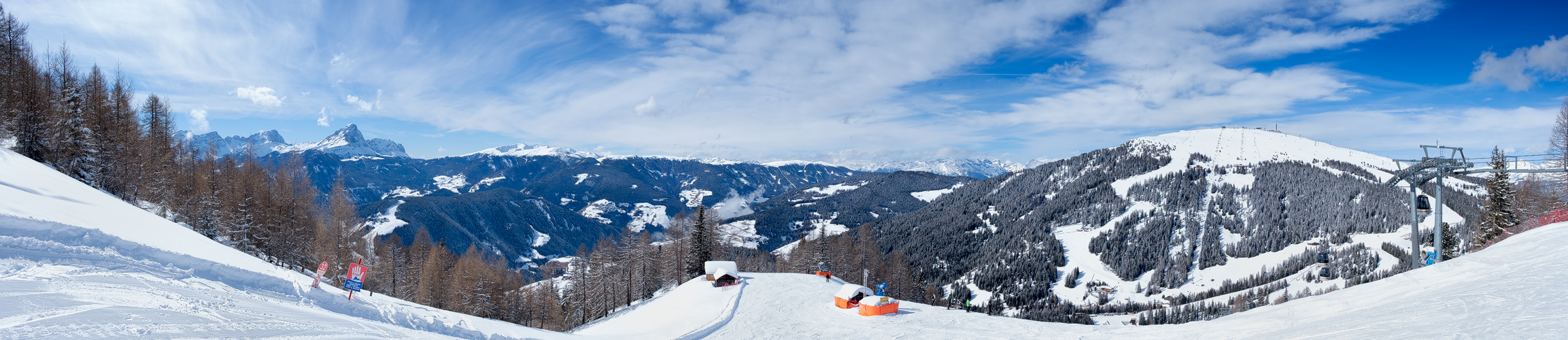 Vis à Vis zum Kronplatz ...