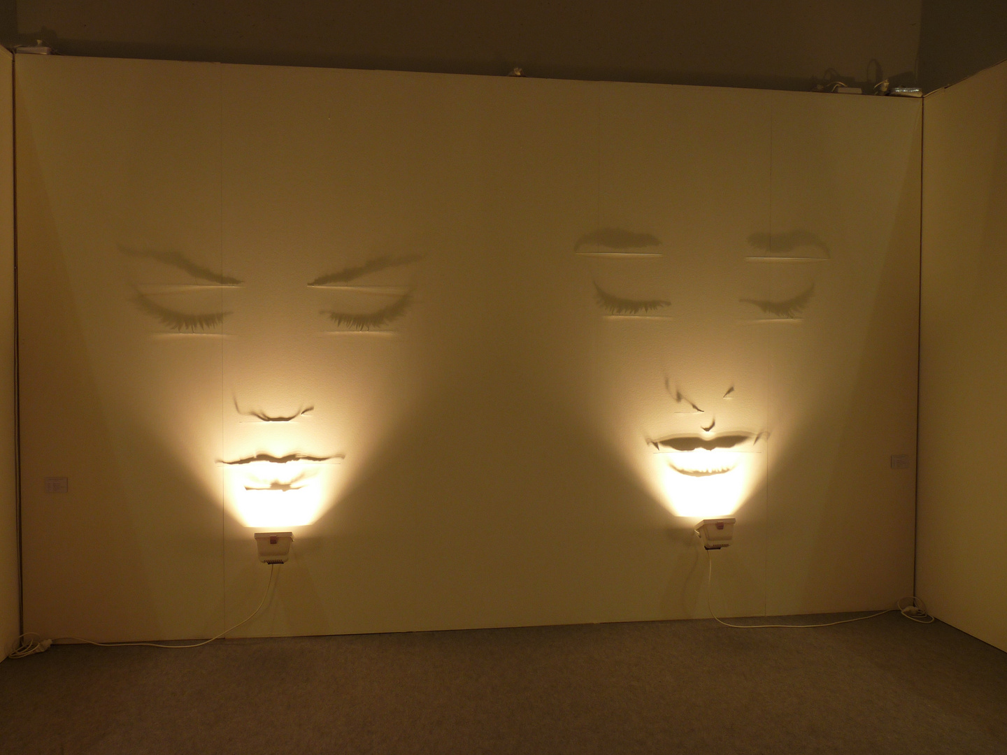 visages illuminés