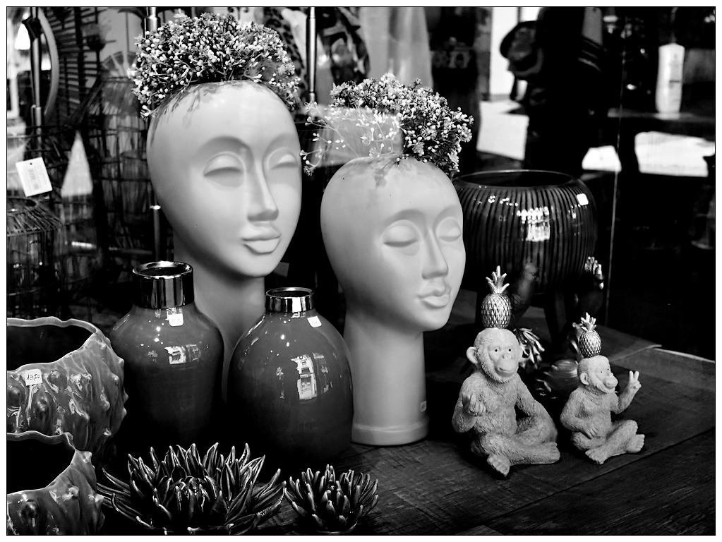 Visages zen en fleur