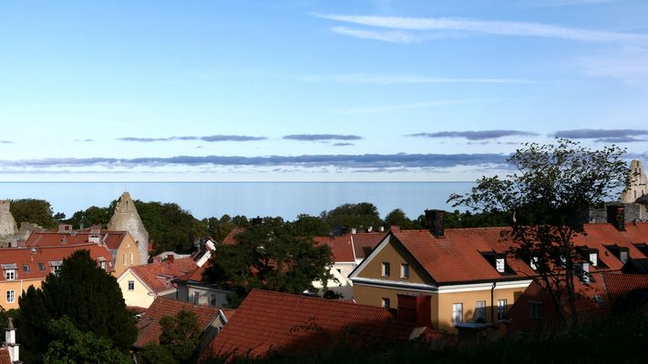 Visby (Gotland) im Morgenlicht