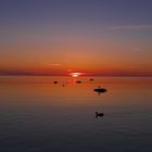 Visby Strand auf Gotland Sonnenuntergang