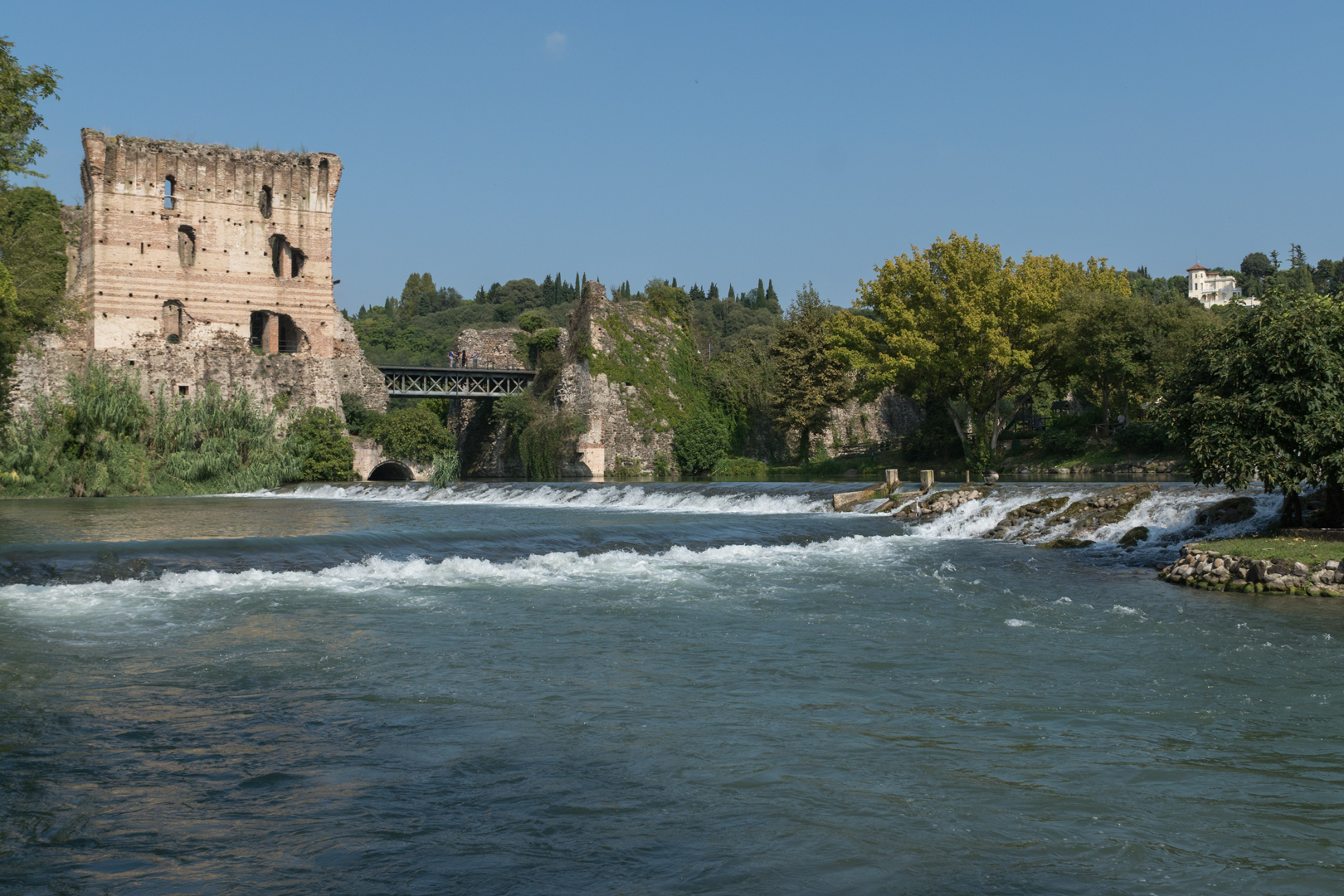 Visconti Brücke am Mincio