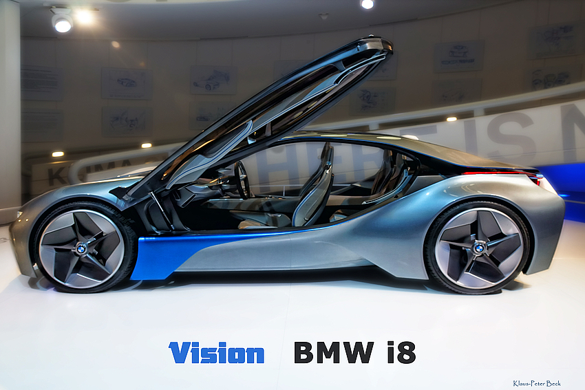 Vision BMW i8 von der Seite