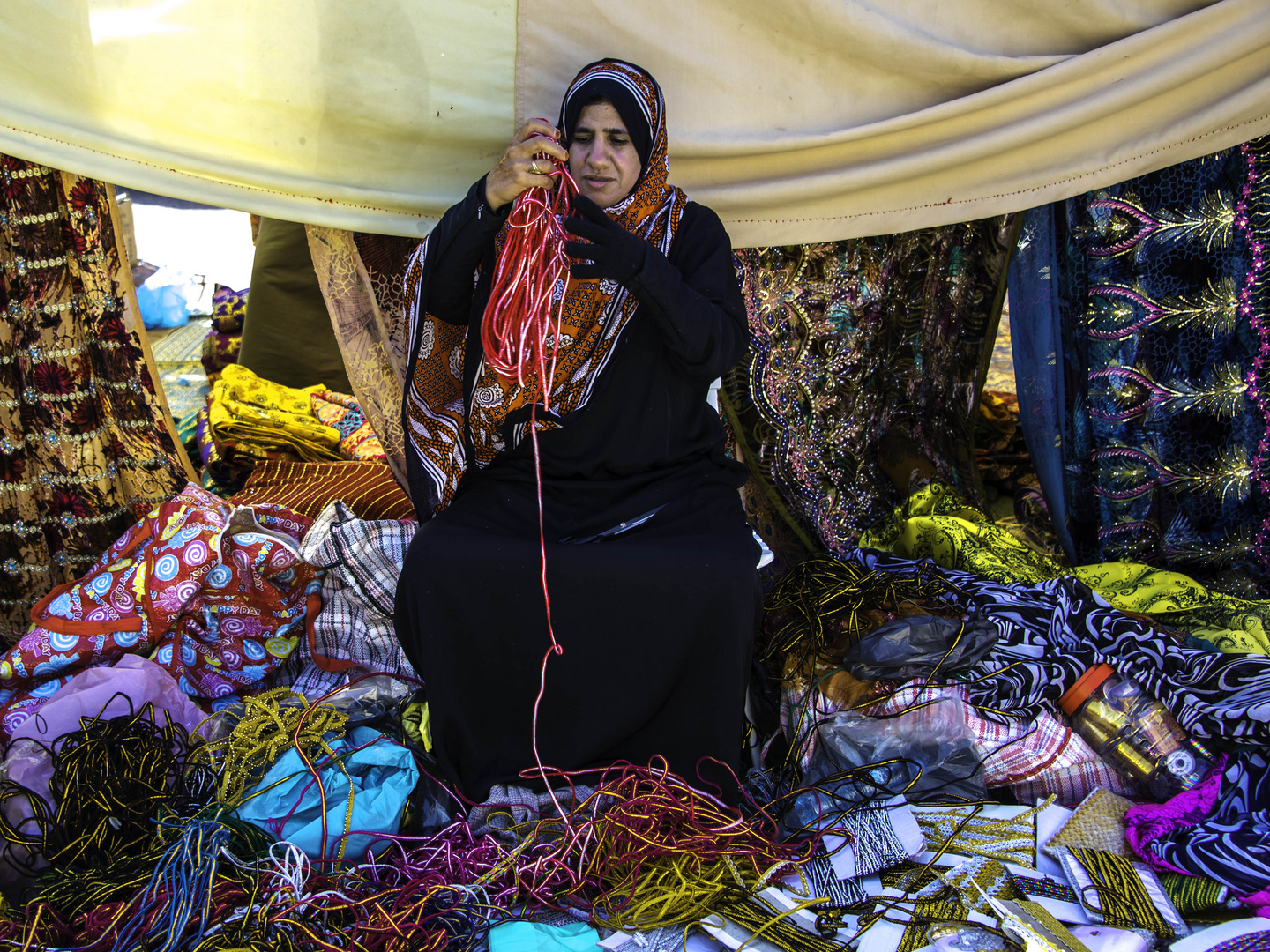 Visiones de Omán - Colores en el mercado de Ibra