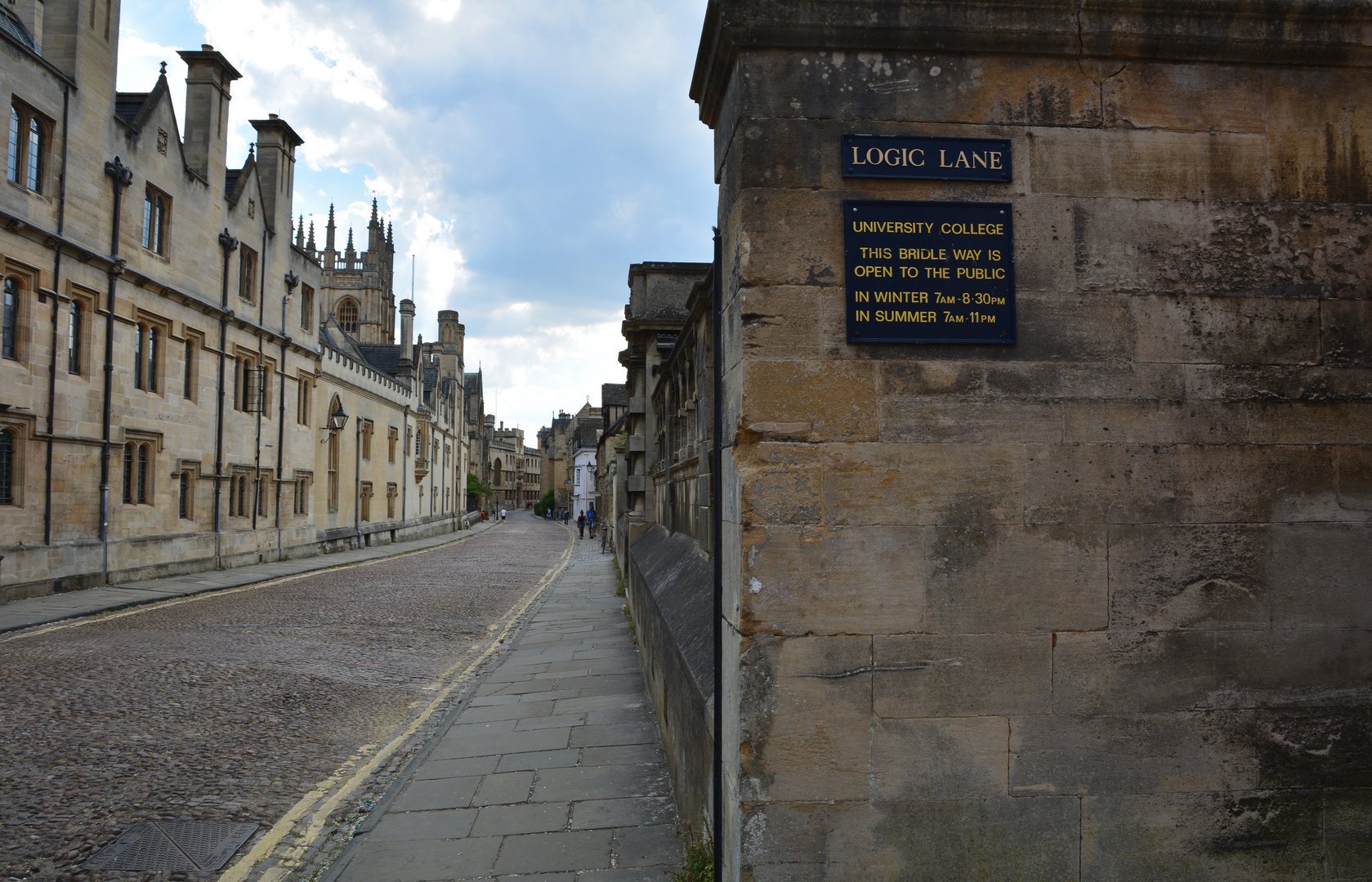 visiting Oxford 6 - Logic Lane