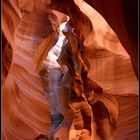 Visitor at Antelope Canyon