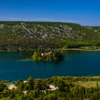 Visovac See, Nationalpark Krka, Dalmatien, Kroatien