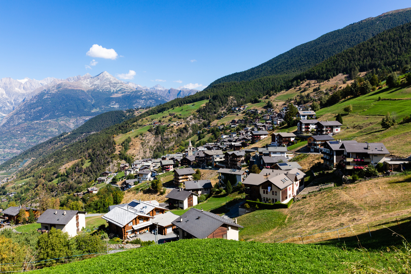 Visperterminen Foto & Bild schweiz, wallis, ortsbild Bilder auf