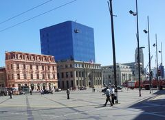 Vista a la Plaza Sotomayor - Valparaíso