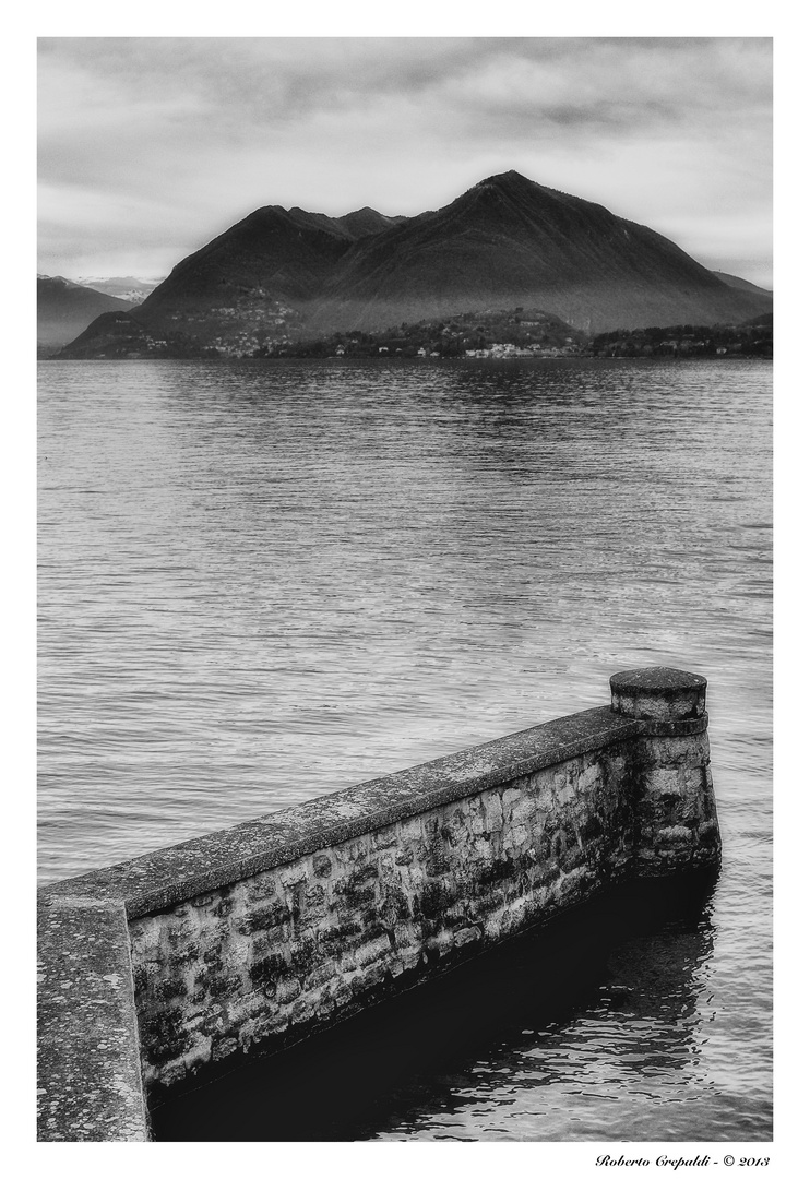 Vista da Stresa sul lago Maggiore