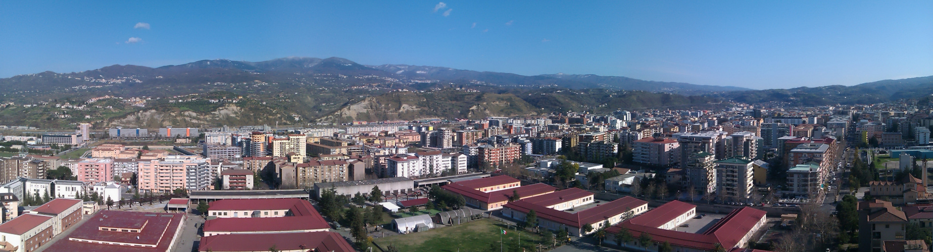 Vista dal 23° Piano dal grattacielo di Cosenza