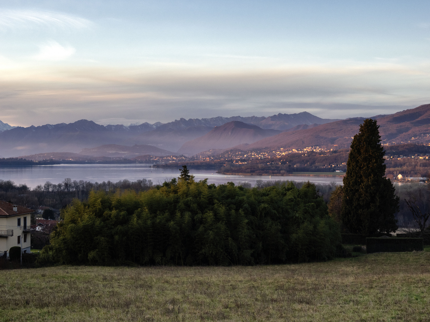 Vista dal belvedere di Azzate