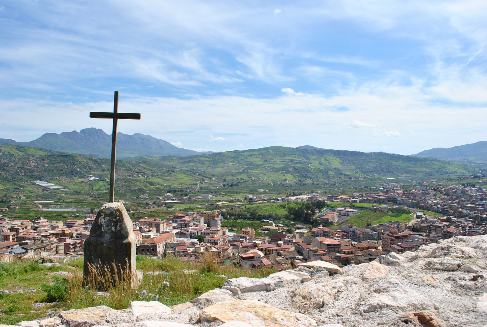 Vista dal Castello di Misilmeri