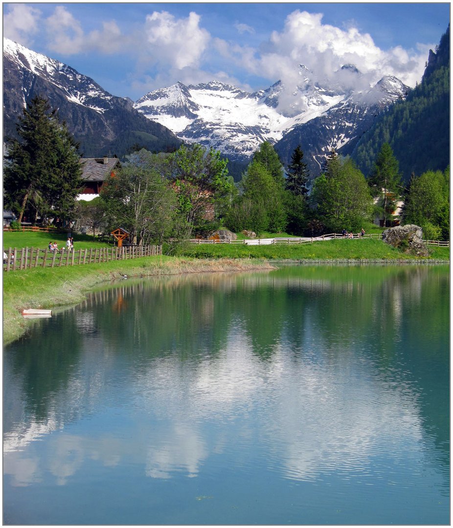 Vista dal laghetto