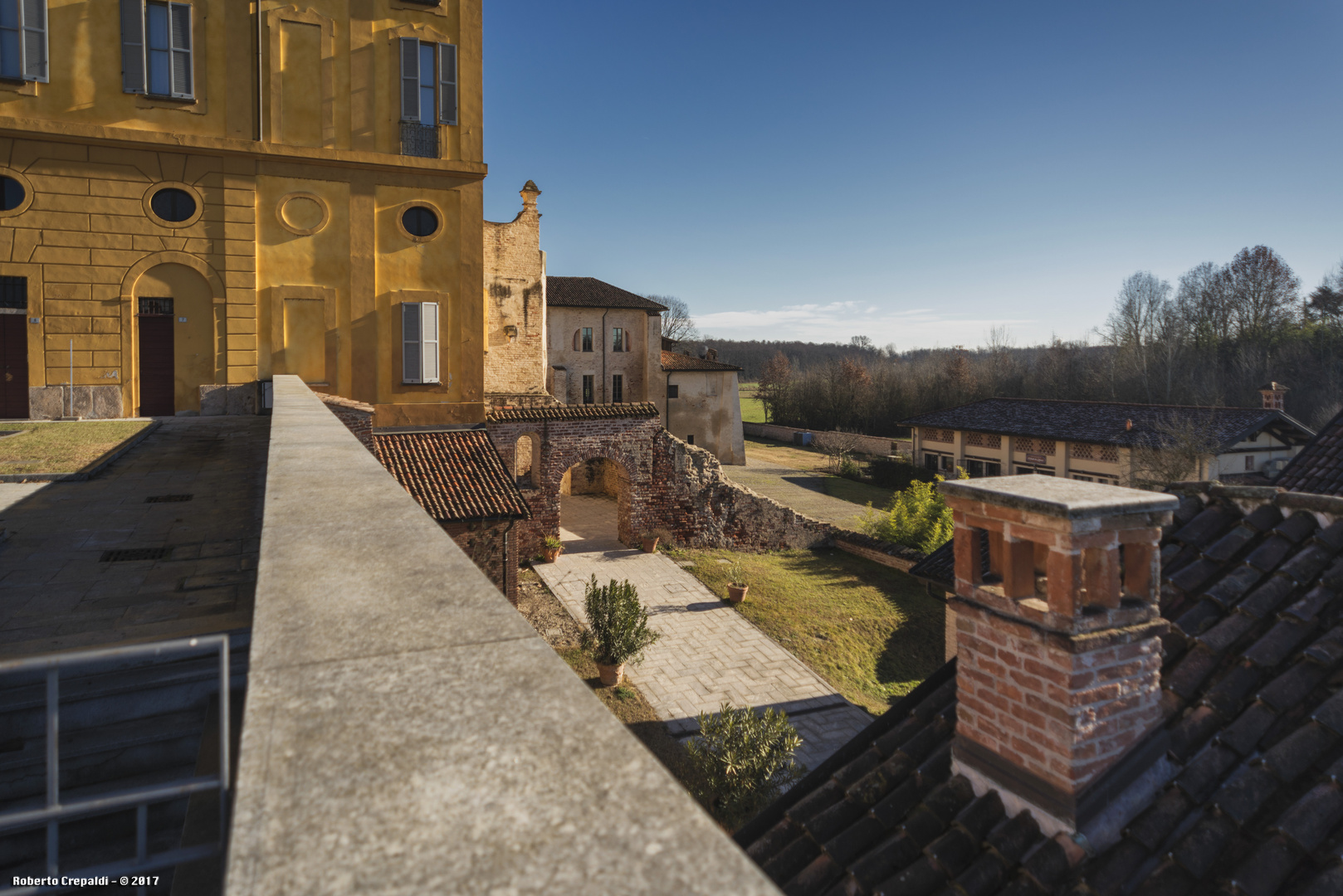 Vista dal Municipio di Morimondo